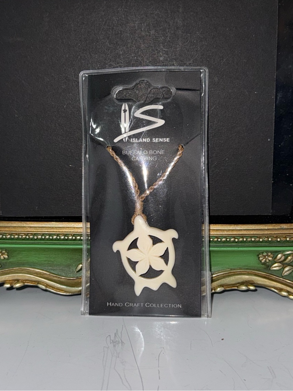 Island Sense Handcrafted Bone Pendant Necklace